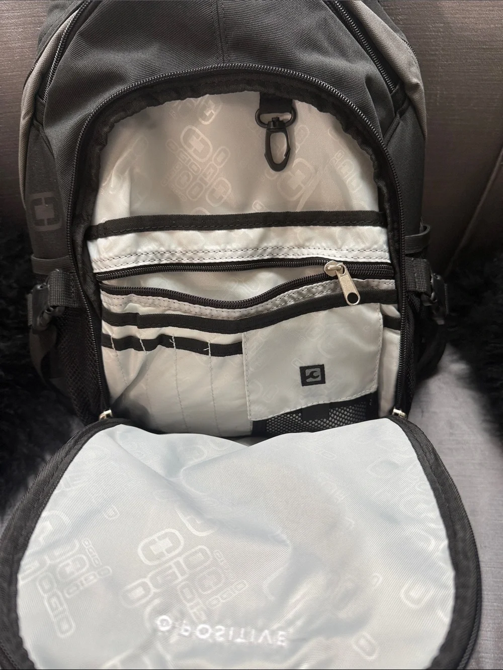 OGIO Black and Gray Men's Backpack